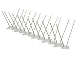 20 Pack Bird Spikes for Pigeons Small Birds 30cm Stainless Steel Bird Deterrent Spikes for Fence V1294-YM0901-3111240102611