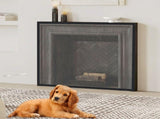 Fireplace Mesh Screen Curtain 2940 Inch Fireplace Cover with Tape to Prevent Toddler Baby and Pet V1369-AZ3-W-12548