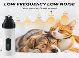 Pet products Silent Groom Pro Nail 2025 New Dog Nail Trimmer, USB Rechargeable Pet Nail V1107-NAIL GRINDER
