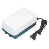 Aquarium Oxygen Pump with Dual Outlet Mute Fish Tank Air Pump 4.5W for Aquaculture CN220V V1294-YM0901-3111210220611