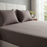 Royal Comfort 1500TC Cotton Rich Fitted sheet 3 PC Set Double-Dusk Grey ABM-232331