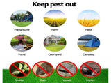 Gardeon 6X LED Solar Snake Repeller Pulse Plus Ultrasonic Pest Rodent Repellent SR-SNAKE-DX-6