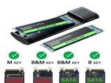 Simplecom SE516 NVMe / SATA Dual Protocol M.2 SSD Tool-Free USB-C Enclosure USB 3.2 Gen 2 10Gbps V28-SE516
