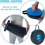 Black and Red Splicing Color Portable Outdoor Telescopic Folding Stool with 100 Weight-Bearing V888-ELOSUNG17169