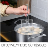 Metal French Fry Scoop Stainless Steel Strainer Spoon for Home Frying Use V1370-AZ4-14755