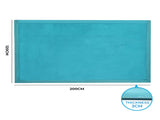 Marlow Coral Velvet Area Rugs Large Mat 120x200cm Blue FR2045-120X200-BL_NZ