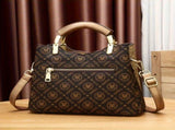 Women'S Handbag Set Monogram Handbag Three-Piece Handbag Set Australian Style - Khaki - Size V1347-127-78611-KHK-25-11-19