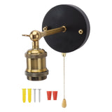 Retro Wall Sconce E27 E26 Iron Adjustable Vintage Wall Mounted Lamp Lighting Fixture Set with Switch V1294-YM0703-3119230086911