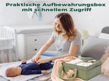 Baby storage basket - portable baby storage basket - felt baby storage - removable compartment V1188-MS101-03108-1
