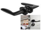 Entry Door Handle Lock Locking Lever Handle Set Reversible for Right Left Sided DoorsH Style V1294-YM0721-3114200099011