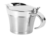 750ML Gravy Boat 304 Stainless Steel Sauce Jug Double Walled Steak Sauce Pot with Lid V1294-YM0716-3118220143511