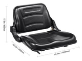 Universal Forklift Seat, Fold Down Tractor Seat with Adjustable Angle Back and Micro Switch, 16-34 V952-CCZYCGKDY0007EM3EV0
