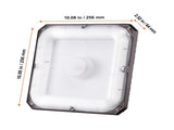4 Pack LED Canopy Lights 80W 8800LM 5000K Daylight Outdoor Canopy Lighting V952-TPDDS80W4JT0CK09FV7