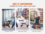 Folding Hand Truck, 140 kg Load Capacity, Aluminum Portable Cart, Convertible Hand Truck and Dolly V952-KZDSTHC500B01UEHNV0