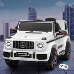 Kids Electric Ride On Car Mercedes-Benz Licensed AMG G63 Toy Cars Remote White RCAR-AMG63-WH