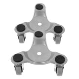 Furniture Moving Dolly, Flexible Wheels, Grey Carbon Steel, for Home V1369-AZ3-W-17323