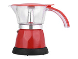 300ml/6 Cups 480W Electric Moka Pot Detachable Kitchen Stovetop Coffee Maker Red V1294-YM0901-JY02855-01