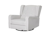 Artiss Recliner Armchair 360 Swivel Grey Fabric RECLINER-A15-FA-GY