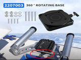 1Pack 2207003 Low-Profile Swivel Base Compatible with for Ca-Nnon 3991913 Downrigger Mount V1370-AZ4-07635