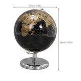 Rotating Globe with World Map, Educational Desktop Globe for Adults and Kids, Home Office Decor, V1369-AZ3-W-21918