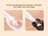 Belvedere Cat Grooming Trimmer - Rechargeable Low Noise Clipper with LED Light, Waterproof & V1189-LWWAL-20260325-00246