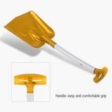 Snow Shovel with Comfortable Handle Telescopic Extension Fine Texture Outdoor Gold V1188-YUMANO-02120-1