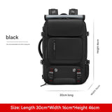 4-in-1 Convertible Travel Backpack & Briefcase - Large Capacity, 16" Laptop Compartment, USB V888-ELOSUNG37086