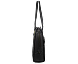Pierre Cardin Unisex Croc-Embossed Leather Business 15" Laptop Computer Bag - Black V563-PC-3275-BLACK