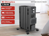 Dimplex Oil Free 1.5kW Column Heater w/ Turbo Fan and Timer in Black ECR15TIF