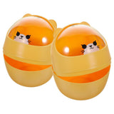 table trash can with lid Orange Plastic 2Pack Back to School V1366-AZ2-W-22003