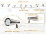LED 8 Light Track Lighting Fixture Flexible, Adjustable Ceiling Spot Light with GU10 Track Light V1171-CX-SL8USGU10S