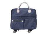 2 in 1 Expandable Carry On Luggage Set Polyester Fabric Weekender Travel Luggage Carry On Suitcase V1294-YM0901-3117250006611