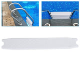 Swimming Pool Plastic Anti-Slip Ladders Step Replacement Pedal Accessory White V1294-YM0901-3111200043711