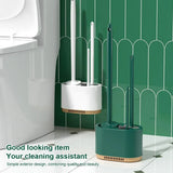 3 In 1 Toilet Brush and Plunger Set with Vented Holder, Heavy Duty Wall Mounted Bathroom Cleaning V1189-LC-LY-00152