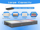CARLA HOME 8 Pack Underbed Storage Bins with 90L Large Capacity Storage Containers for Comforters, V178-36351