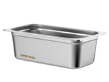 8 Pack Hotel Pans, 1/3 Size Anti-Jam Steam Pan with Lid, 0.8mm Thick Stainless Steel Steam Table V952-13FCCPBXG8JTBFFA9V0