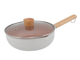 Sauce Pan Stick Proof Aluminum Alloy Multi Functional Milk Pot with Wooden Handle for Induction Gas V1294-YM0512-3118220271611