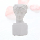 1Pc Durable White Resin Craft Flowerpot for Stylish Home Decor V1192-AZ-W-30348
