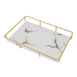 Bathroom Vanity Tray Modern Stylish Anti Slip Kitchen Sink Countertop Storage Organizer L White V1294-YM0710-3112230084113