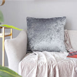 4 pcs Simple Nordic Household Products Velvet Cushion Cover ice Flower Velvet Sofa Bedside Living V1192-AZ-W-14625