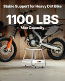 VEVOR Dirt Bike Stand 1100 lbs Load Capacity Dirtbike Pit Stand for Moto Lifting V952-MTCZCD1100LBPI521V0