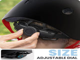 OutdoorMaster Youth & Kids Bike Helmet - Adjustable Multi-Sports Skateboard Helmet with Removable V1168-KID-TK-BR-L