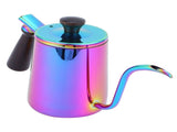 700ml Coffee Kettle 304 Stainless Steel Gooseneck Spout Coffee Drip Pot with Wooden HandleLong V1294-YM0721-3118210016412