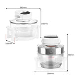 Pronti 17L Digital Family Turbo Convection Oven Broiler Cooker - White OVN-CKN-17D-WH
