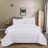 Minimal Mood white Comforter Collection Modern 3Piece Set V745-MAB01156AJ3