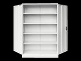 Two-Door Shelf Office Gym Filing Storage Locker Cabinet Safe V63-759835