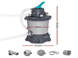 Bestway Pool Pump Sand Filter 800GPH 3028L/H Pools Flowclear Filters BW-SAND-530-58515
