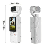 WHITE**4K HD 180&deg Rotating Anti-Shake Action Camera1.9-Inch Screen 2000mAh Battery, Compact & V1102-YDXJ002