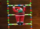 Santa Climbing Light Cute Decorative Xmas Ladder Light for Wall Tree Yard Garden V1294-YM0901-3115240080711