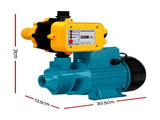 Giantz Peripheral Water Pump Garden Boiler Car Wash Auto Irrigation QB80 Yellow PUMP-QB80-YEL